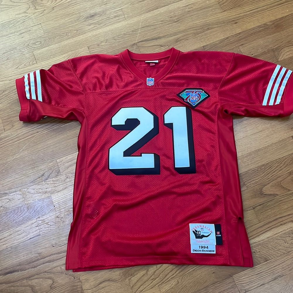 Deion Sandwrs jersey
